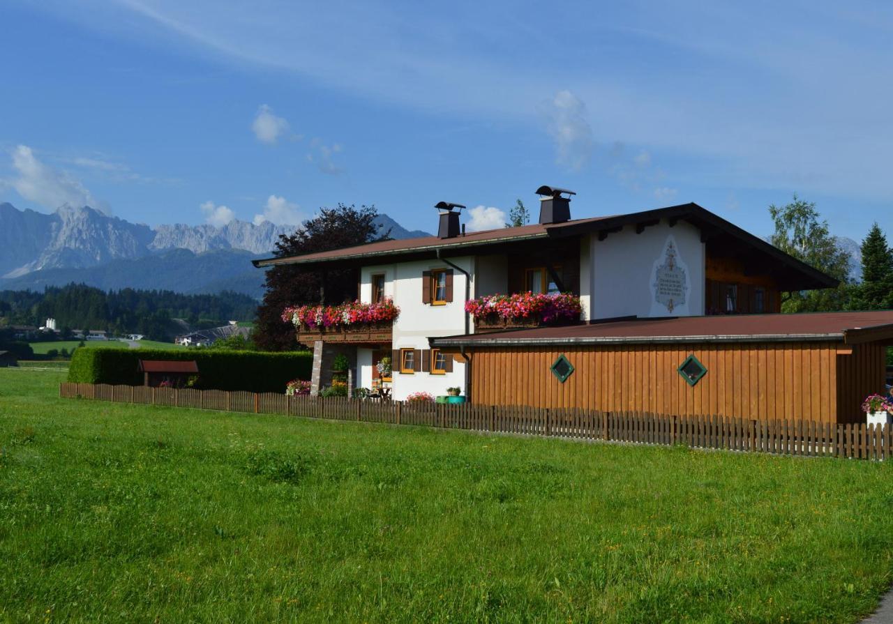 Gaestehaus Schwaiger - Wiesenweg Kossen Bagian luar foto