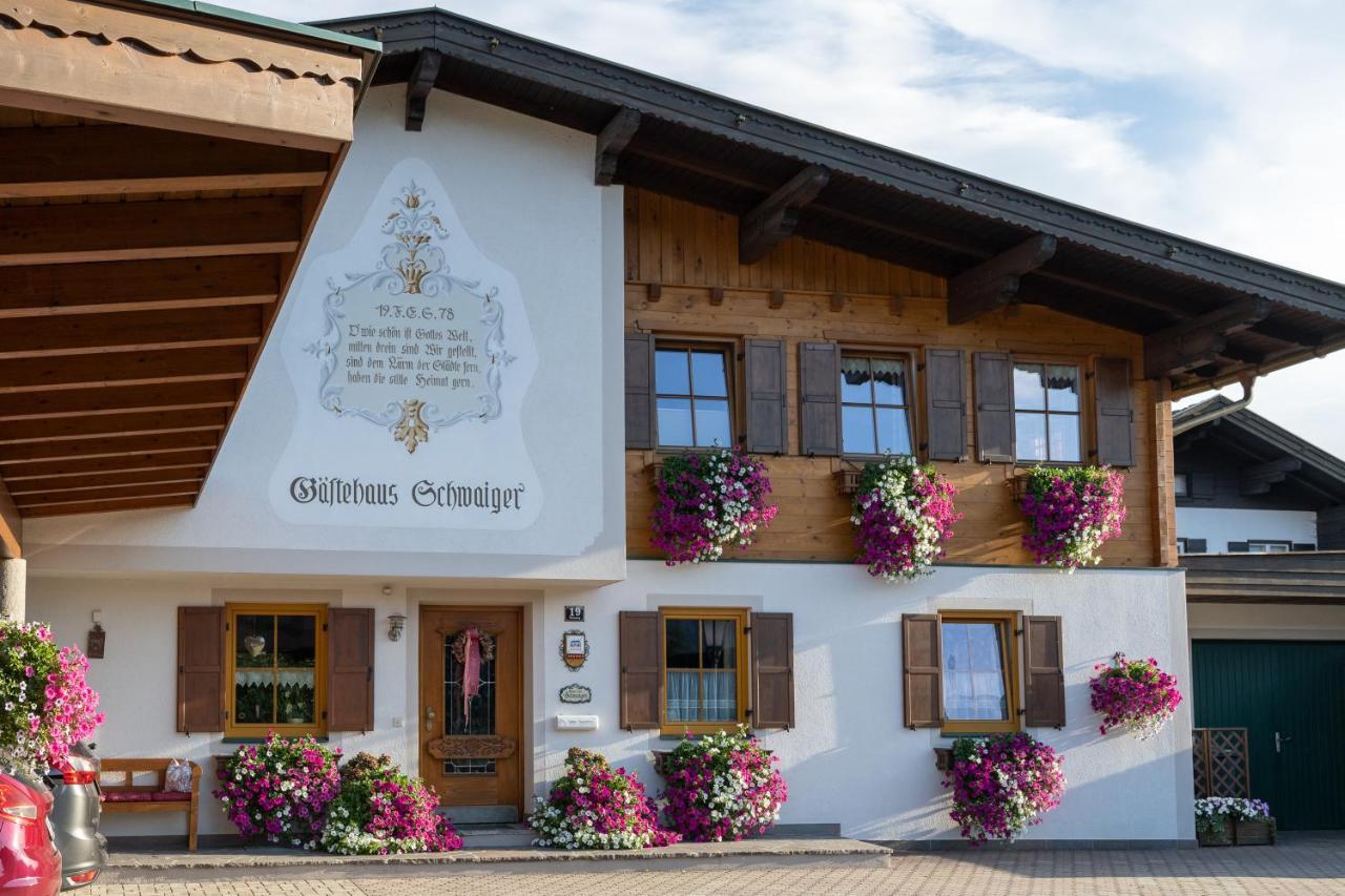Gaestehaus Schwaiger - Wiesenweg Kossen Bagian luar foto